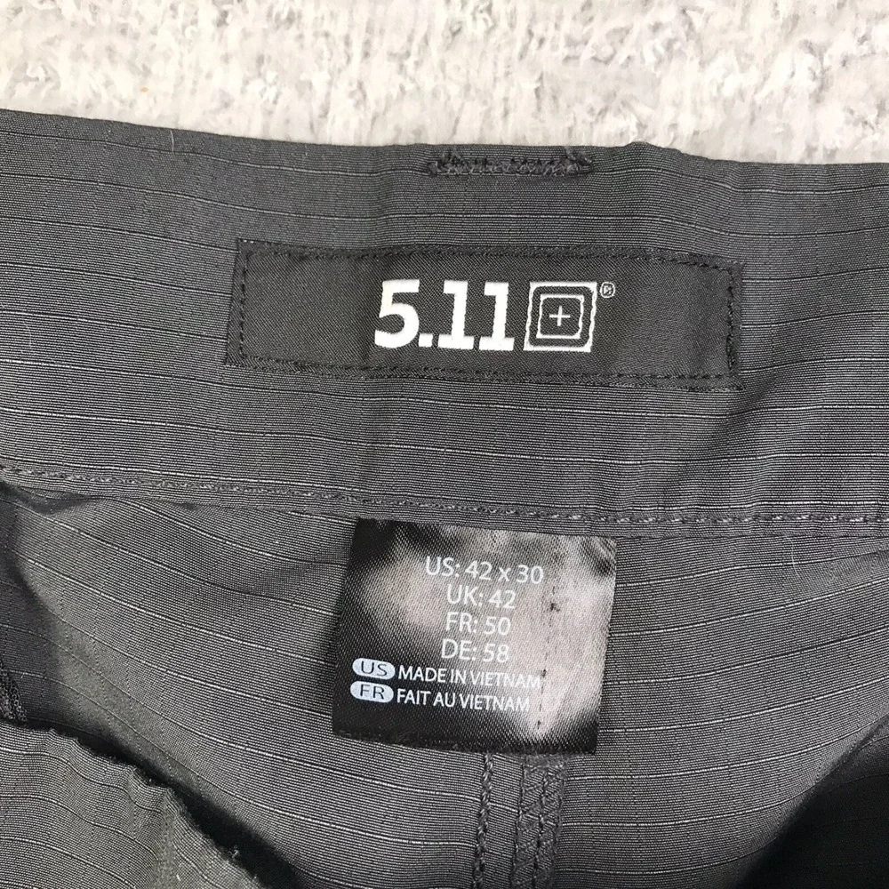 5.11‎ Tactical Pants Mens 42 (43x30) Gray Ripstop Performance Utility Workwear